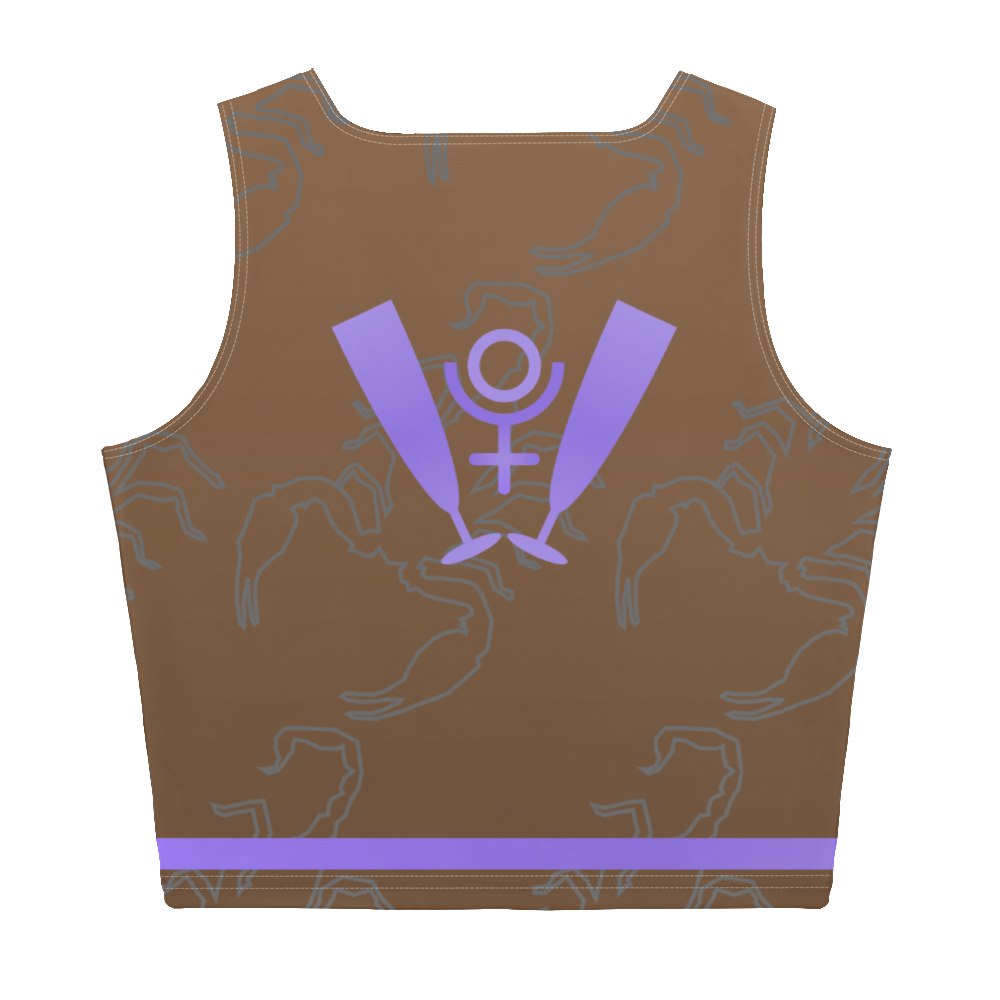 Scorpion Spirit Crop Top - Amethyst
