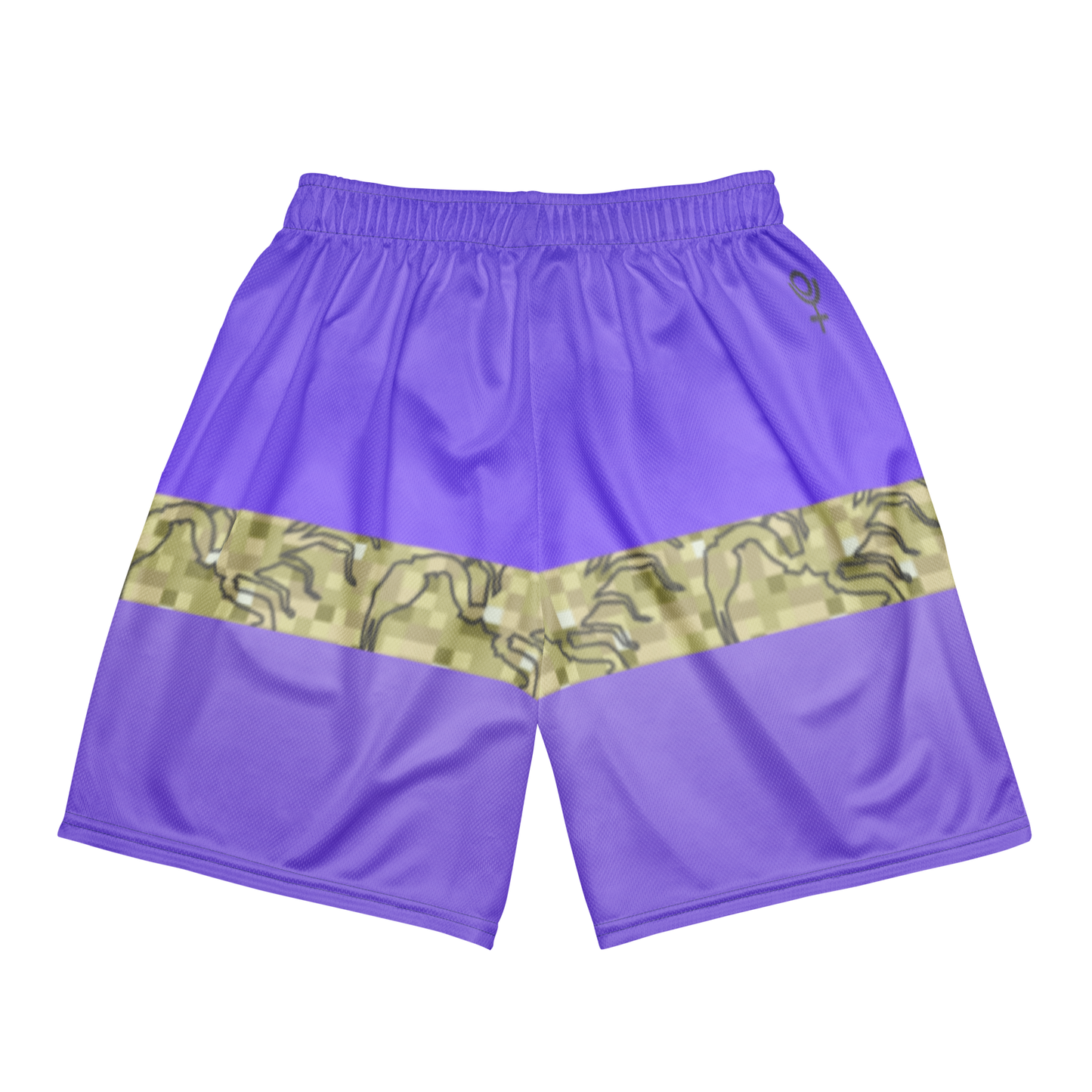 Scorpion Spirit Mesh Shorts - Amethyst