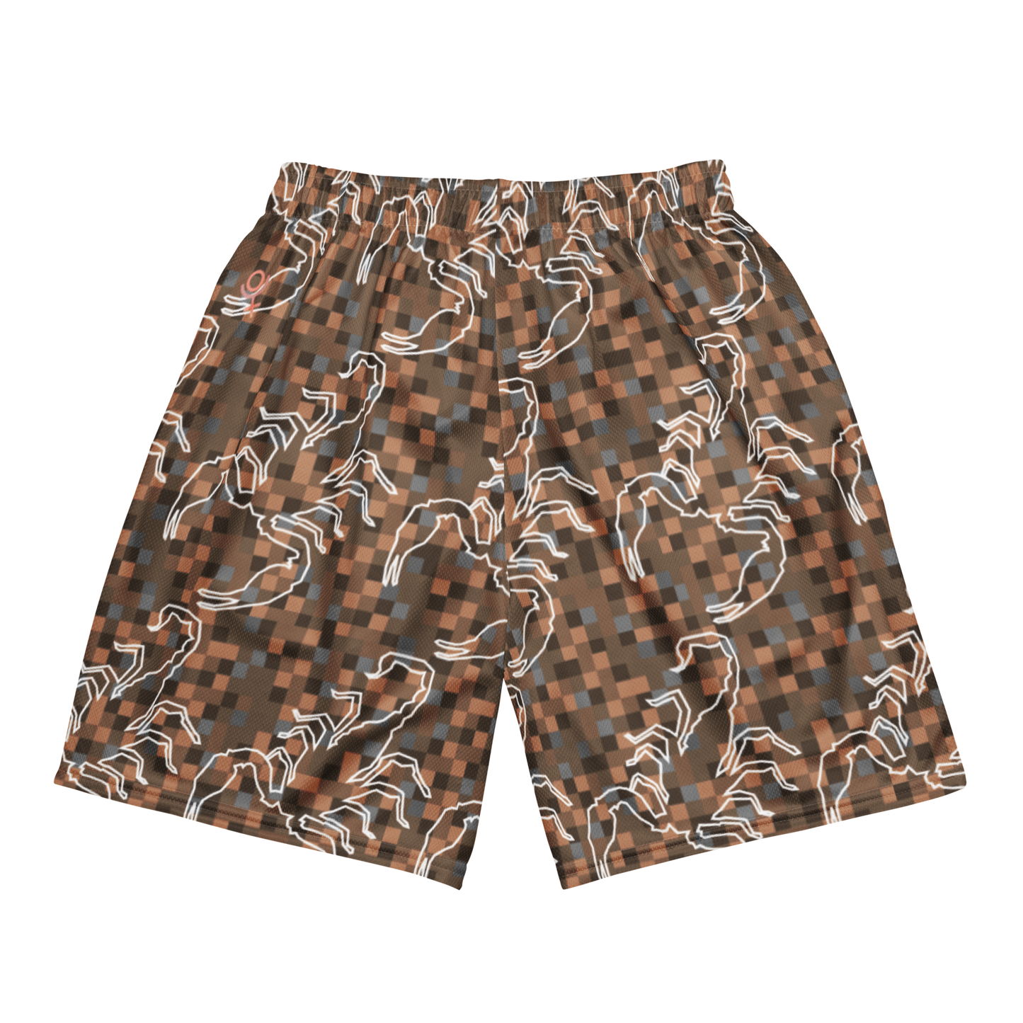 Scorpion Spirit Mesh Shorts - Rosegold