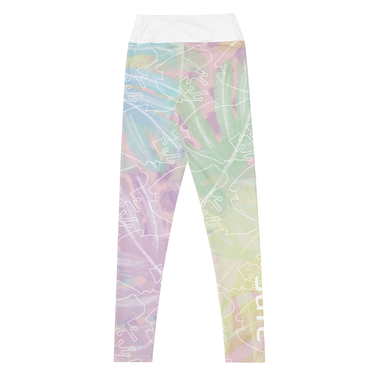 pSkychedelic Rainforest Frog Yoga Leggings