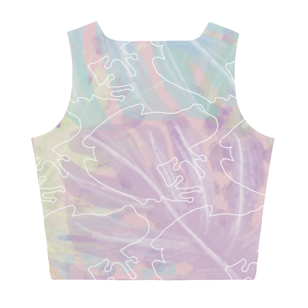 pSkychedelic Rainforest Frog Crop Top