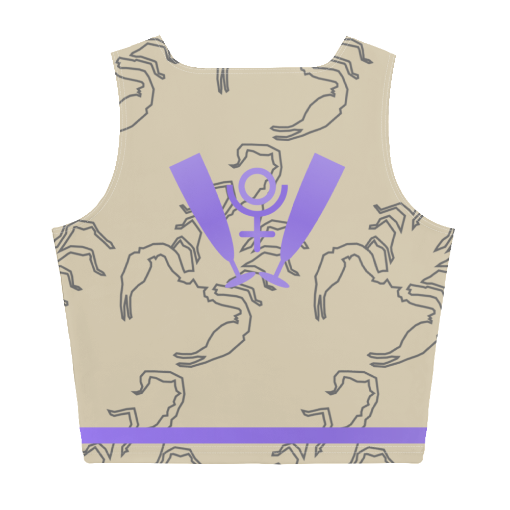 Scorpion Spirit Crop Top - Amethyst