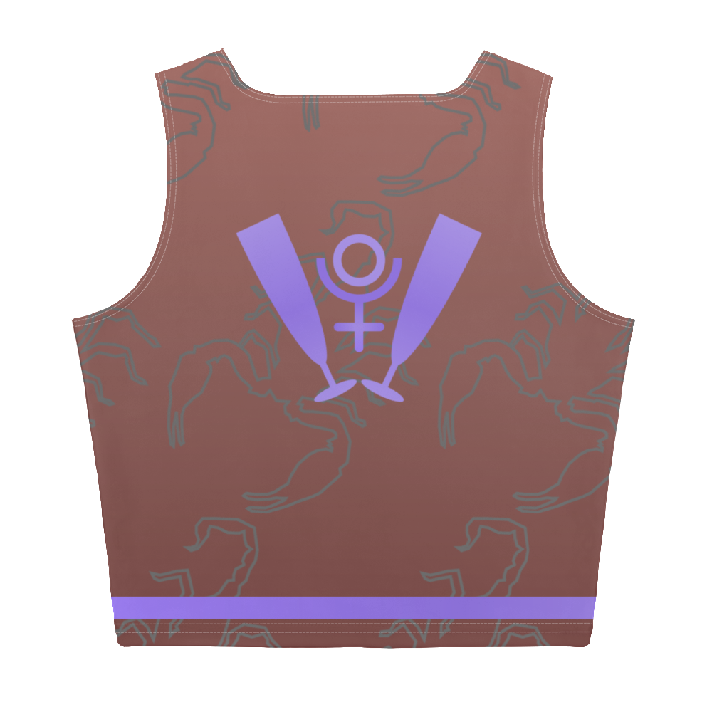 Scorpion Spirit Crop Top - Amethyst