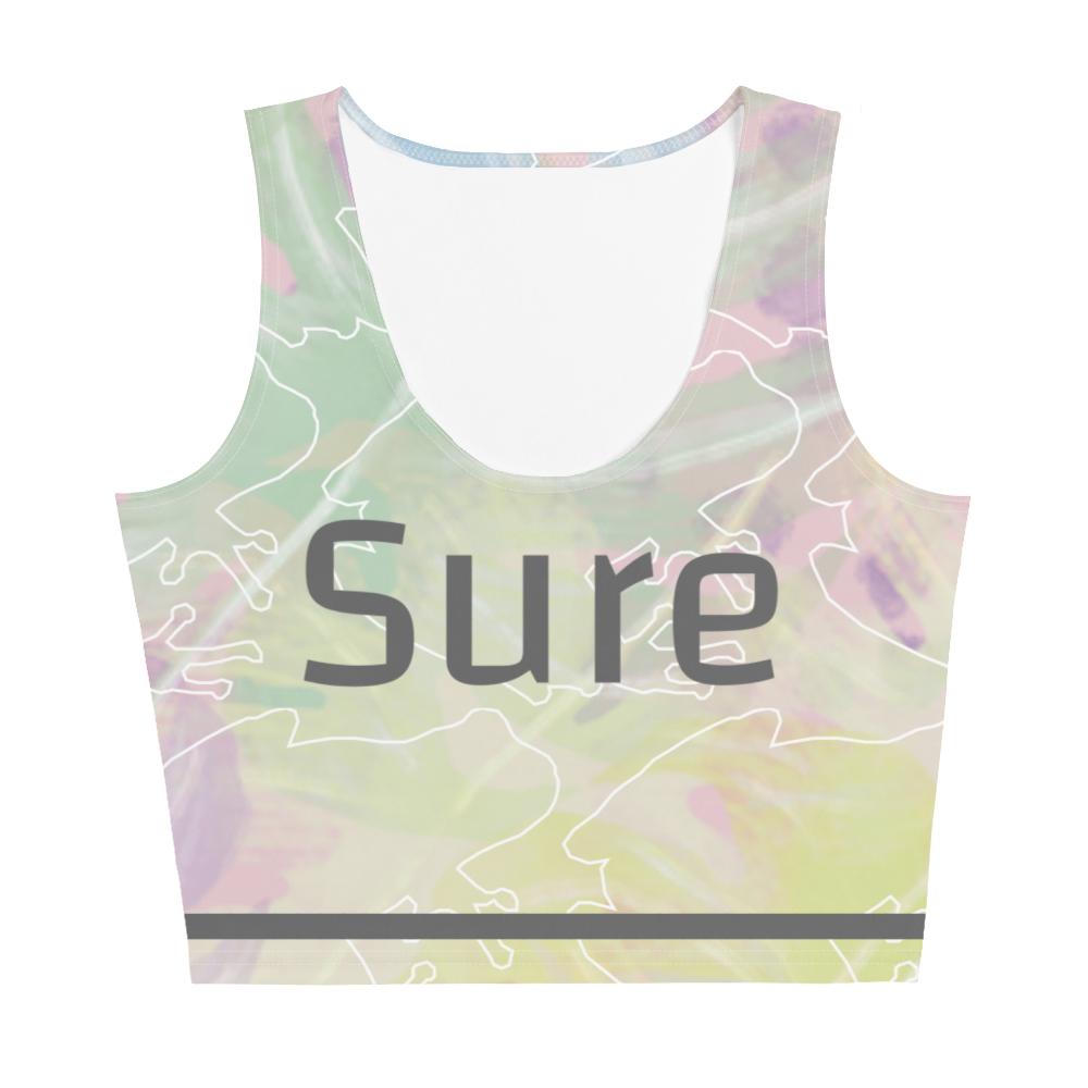 pSkychedelic Rainforest Frog Crop Top