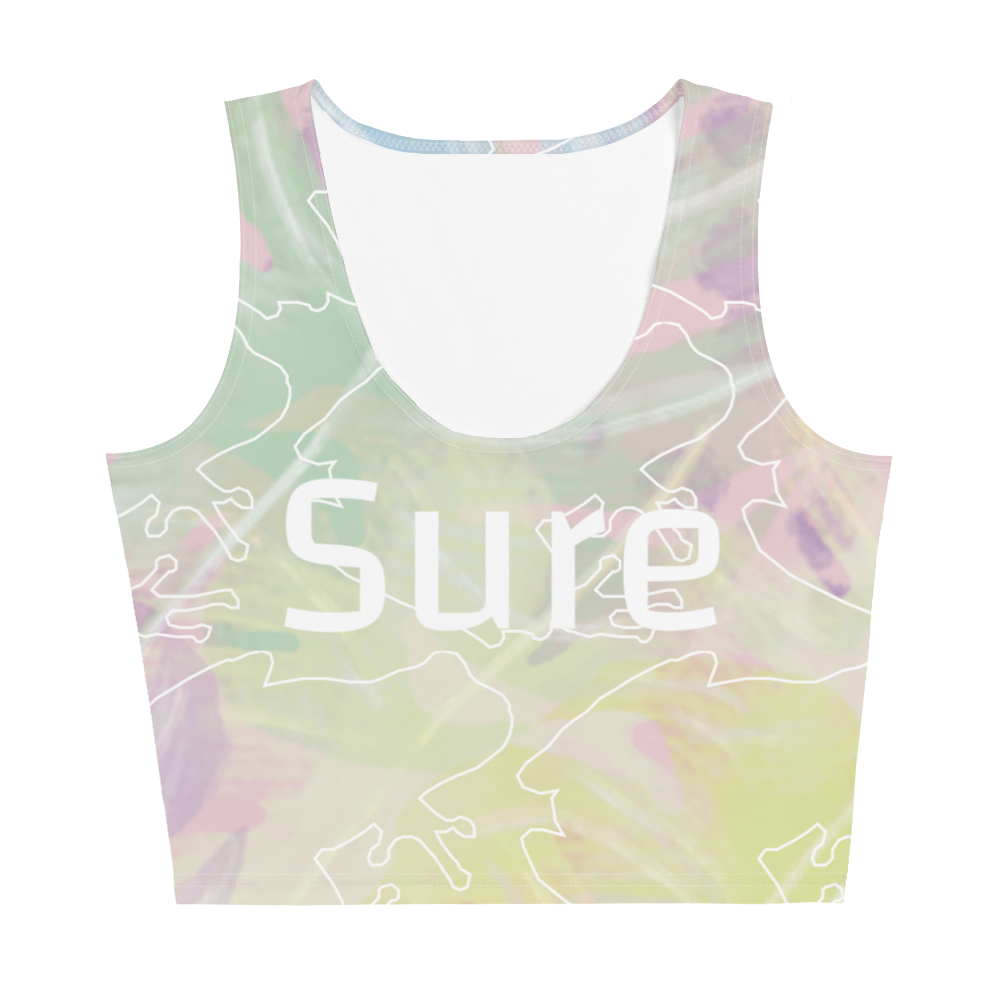 pSkychedelic Rainforest Frog Crop Top