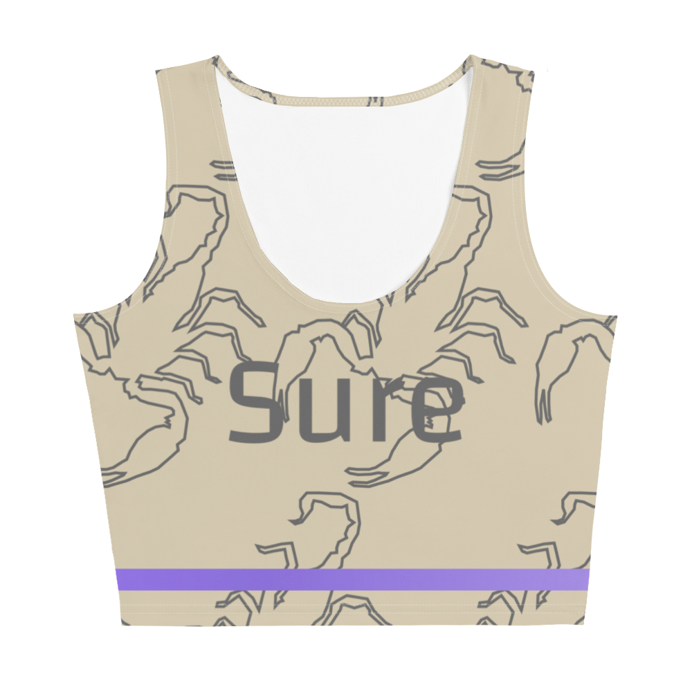 Scorpion Spirit Crop Top - Amethyst