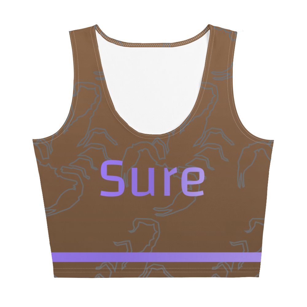 Scorpion Spirit Crop Top - Amethyst