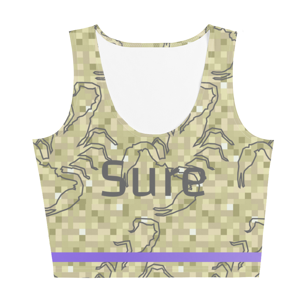Scorpion Spirit Crop Top - Amethyst