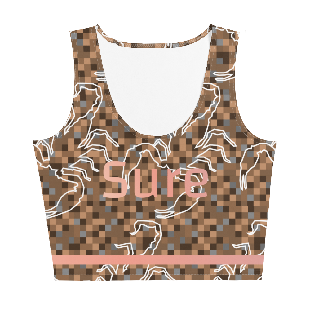 Scorpion Spirit Crop Top - Rosegold