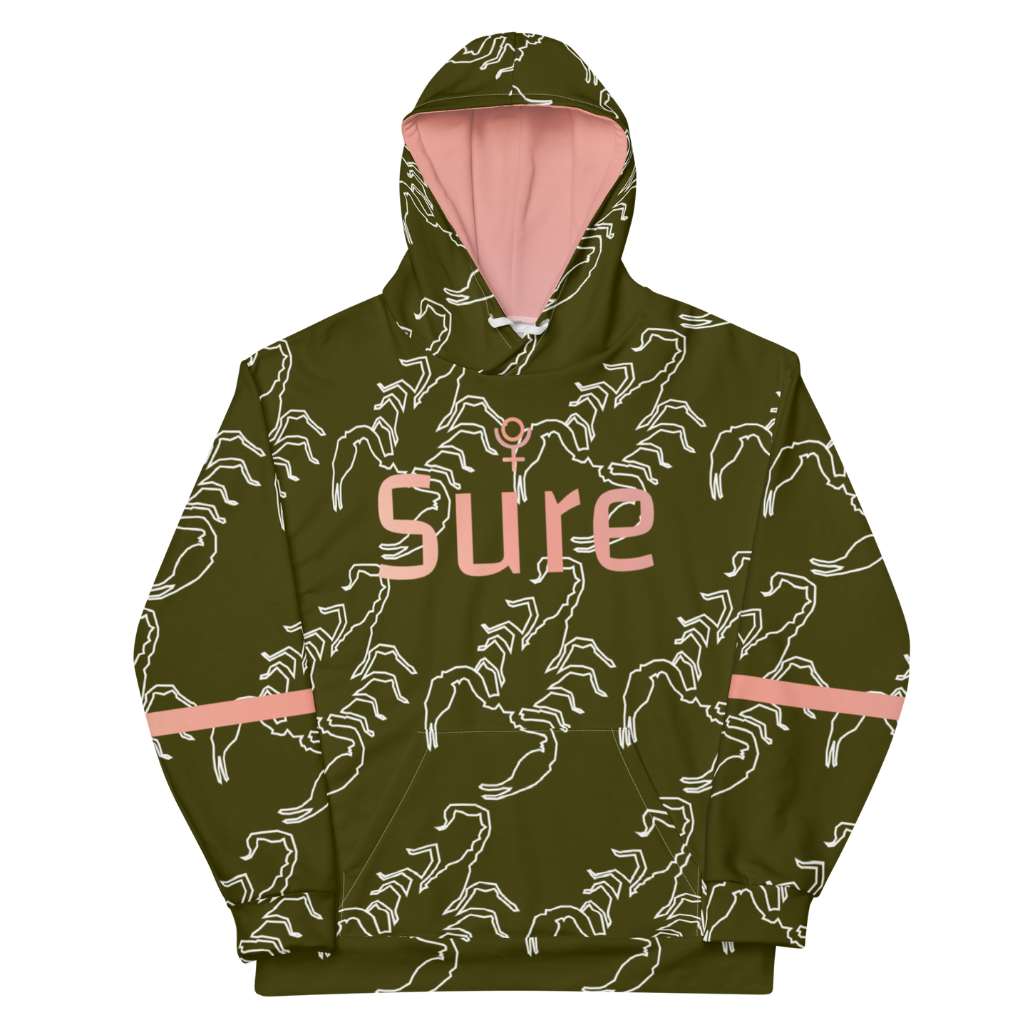 Scorpion Spirit Hoodie - Rosegold