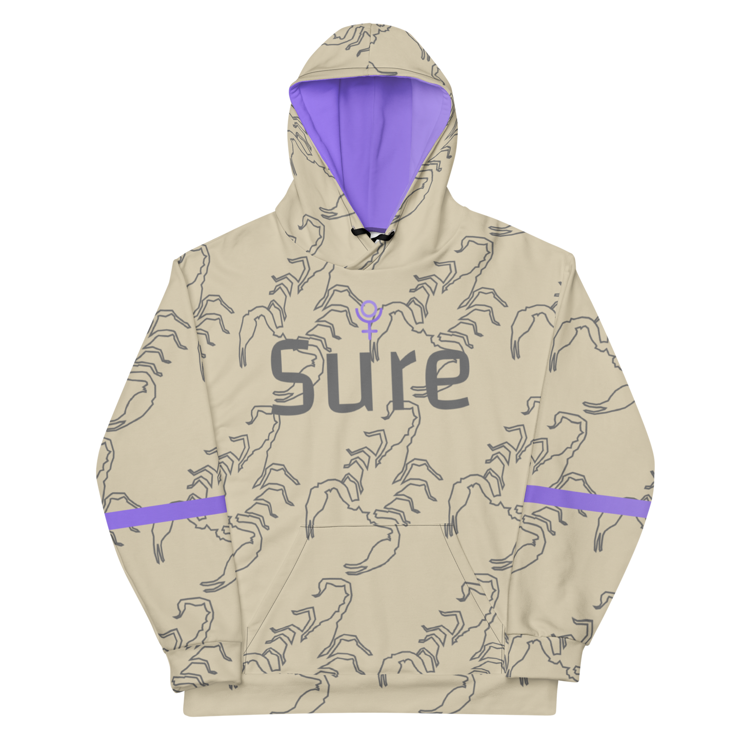 Scorpion Spirit Hoodie Amethyst
