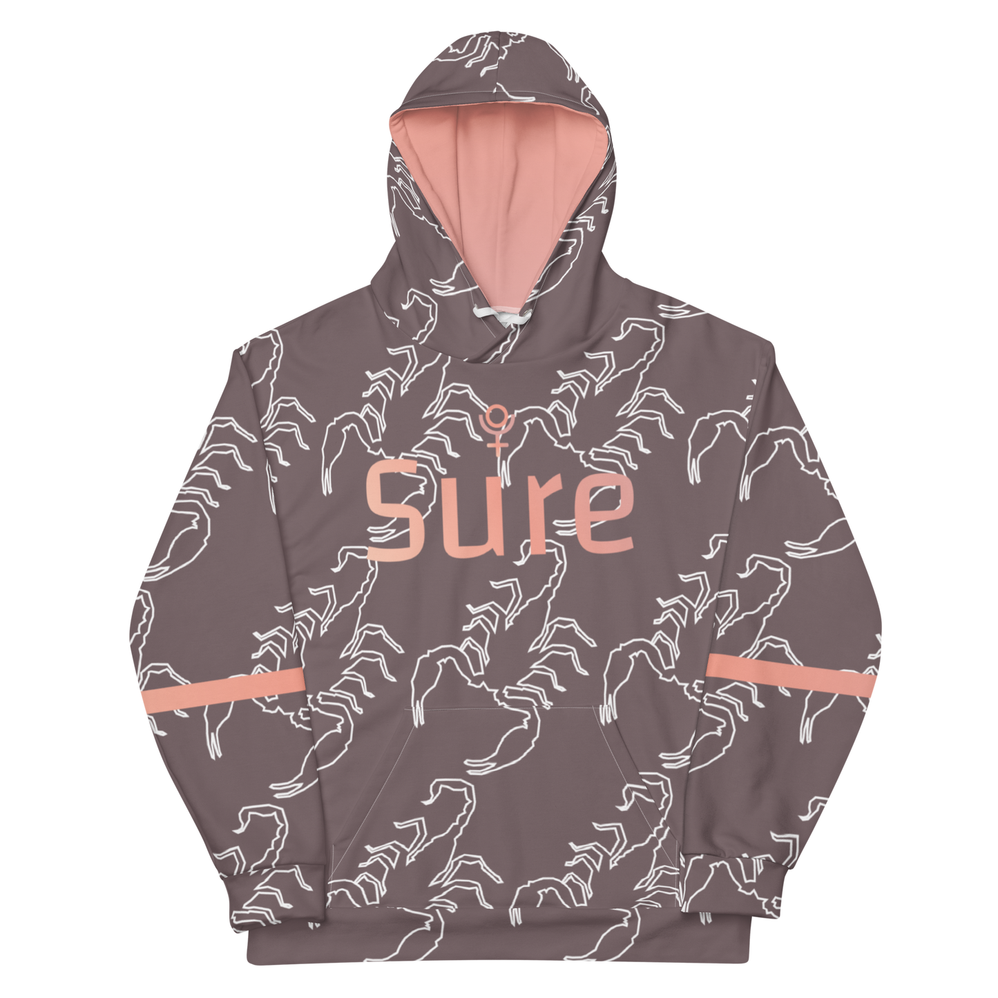 Scorpion Spirit Hoodie - Rosegold