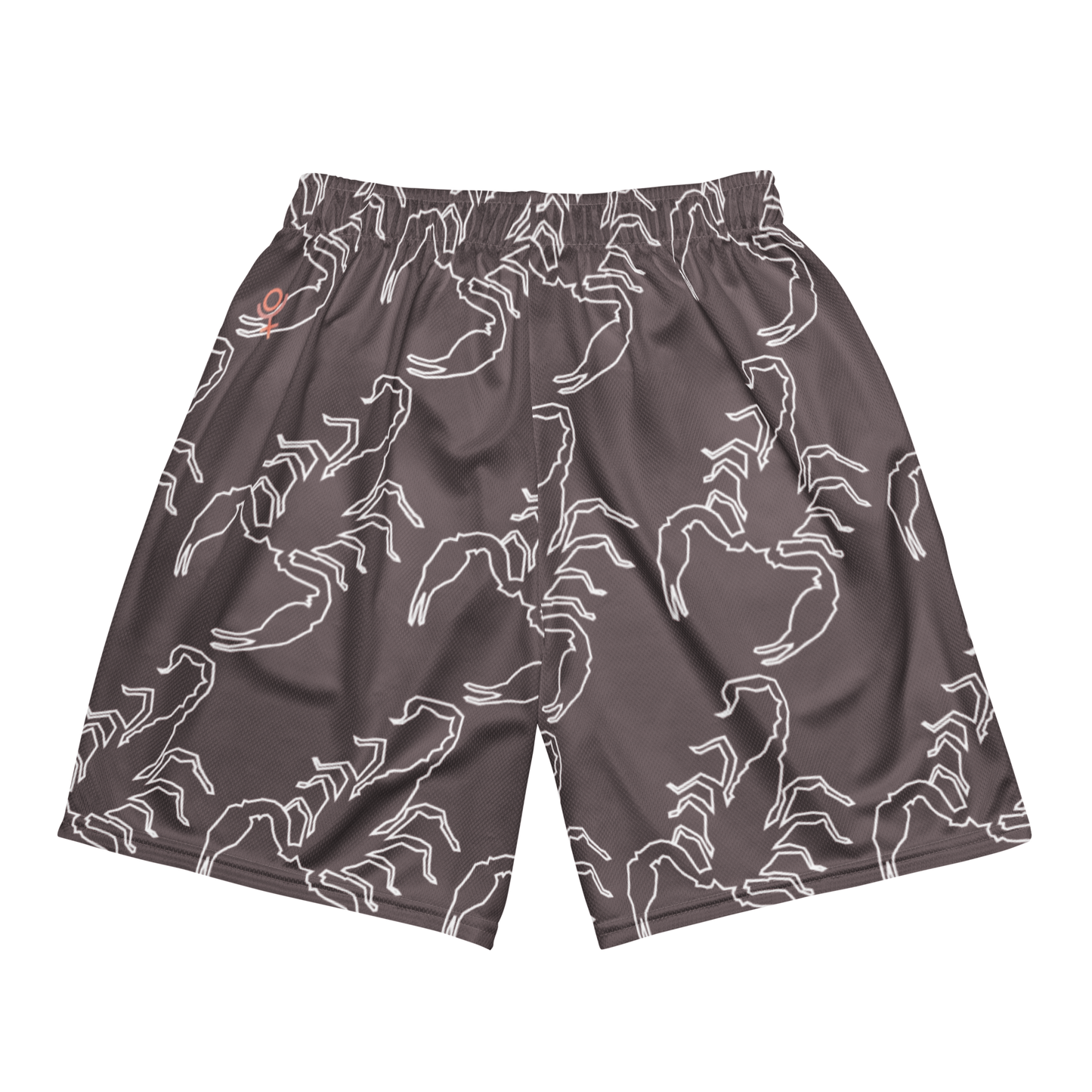 Scorpion Spirit Mesh Shorts - Rosegold