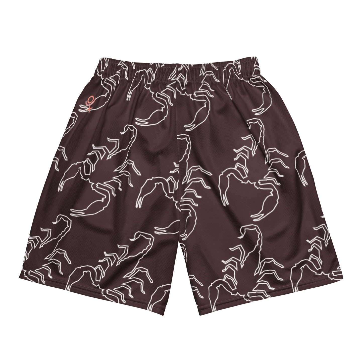 Scorpion Spirit Mesh Shorts - Rosegold