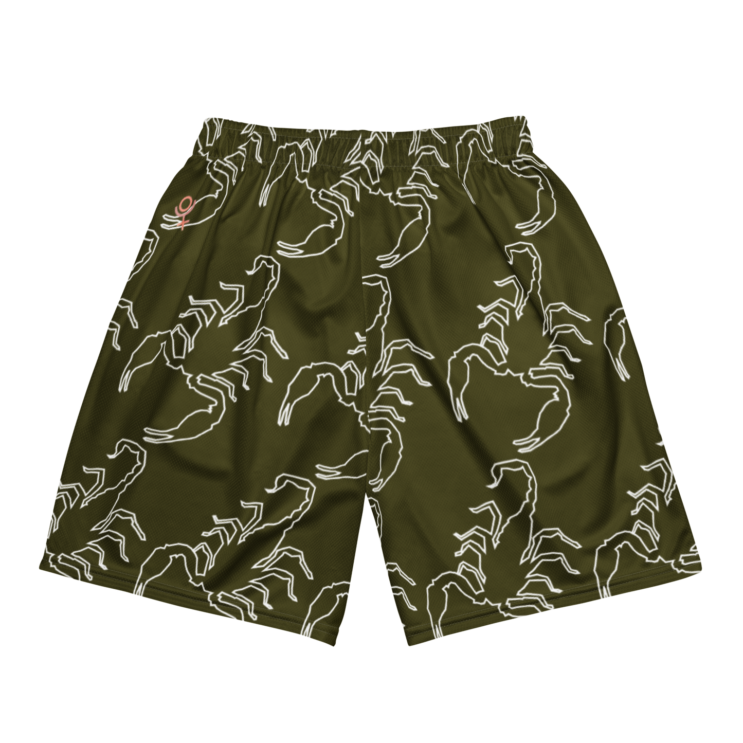 Scorpion Spirit Mesh Shorts - Rosegold