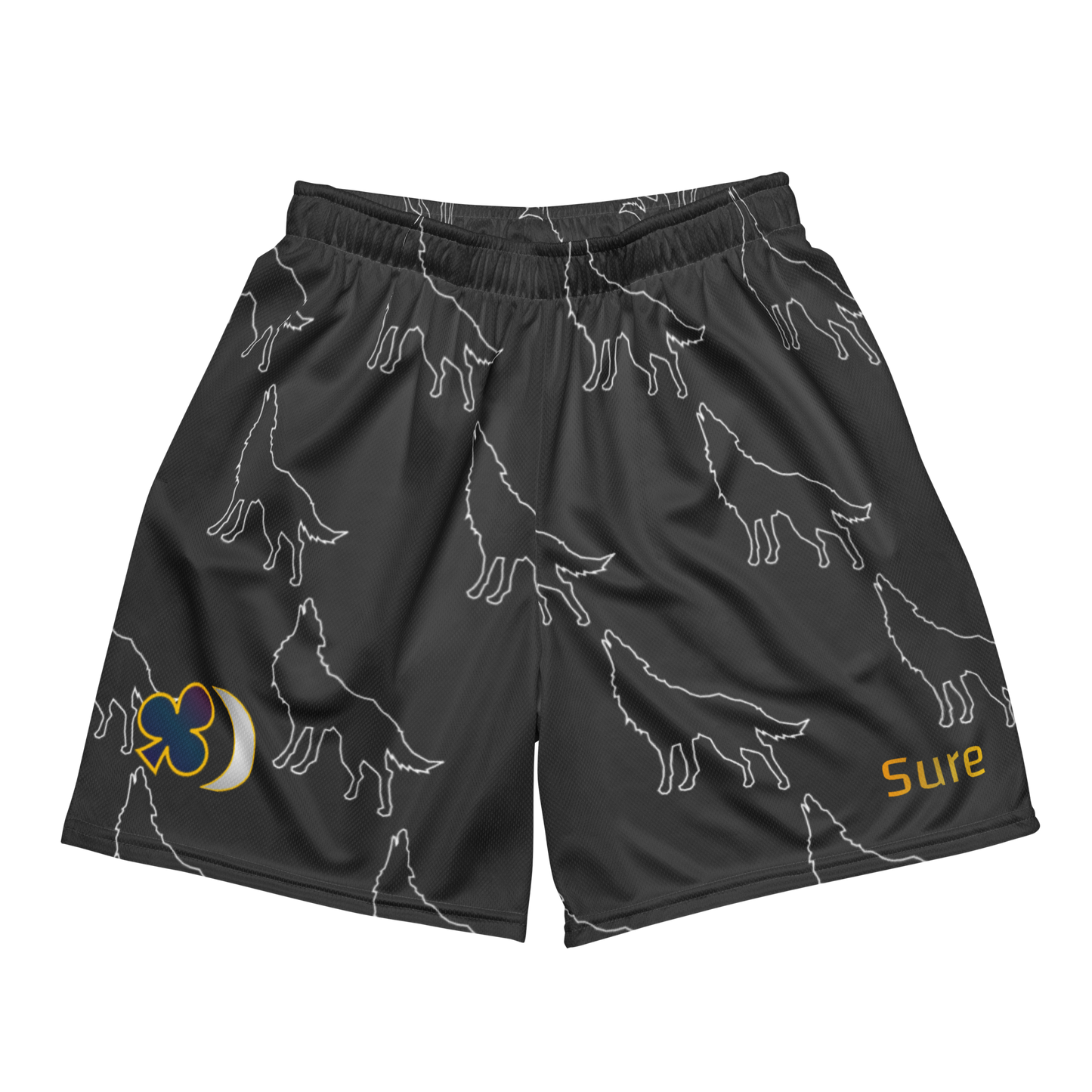 Wolf Spirit Mesh Shorts