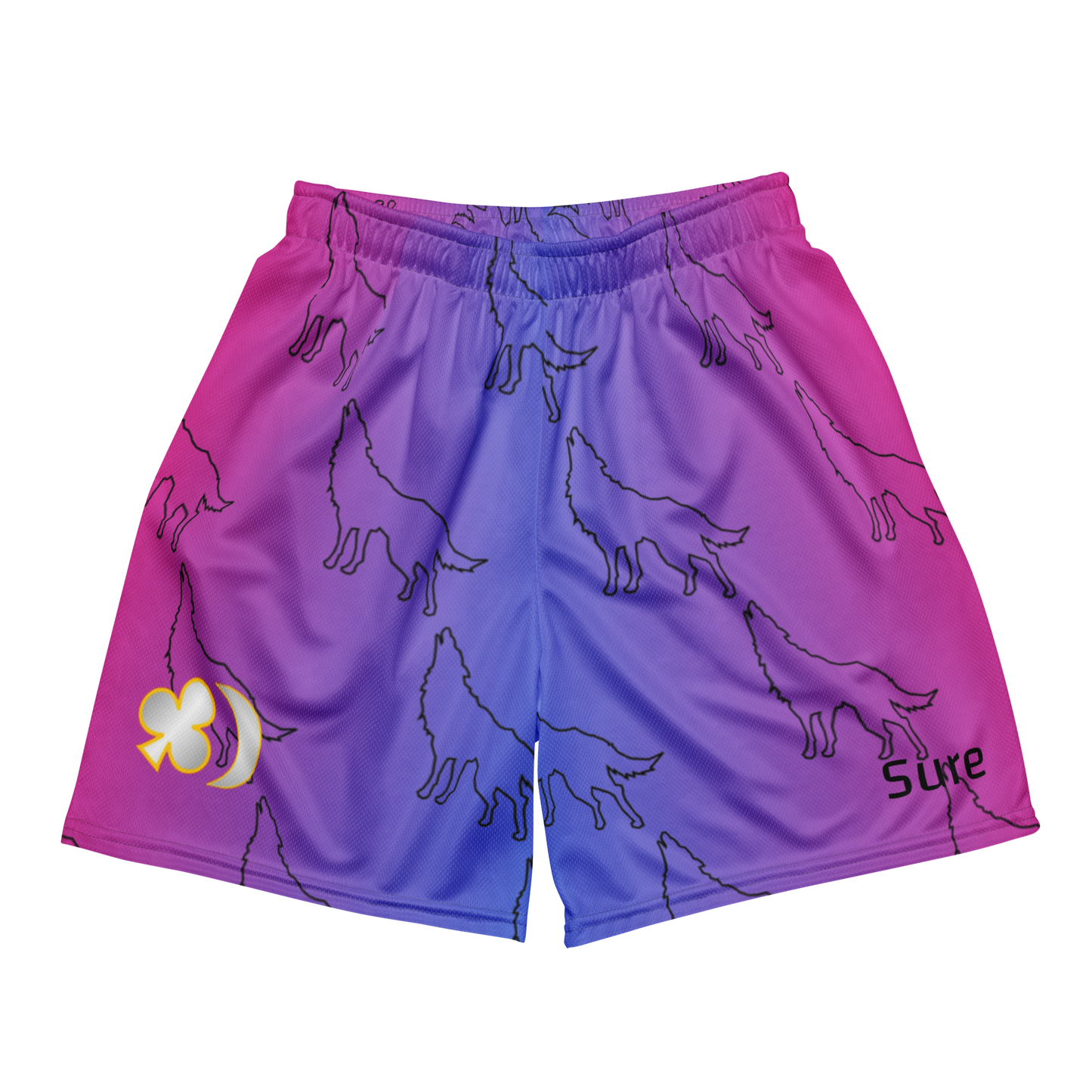 Wolf Spirit Mesh Shorts