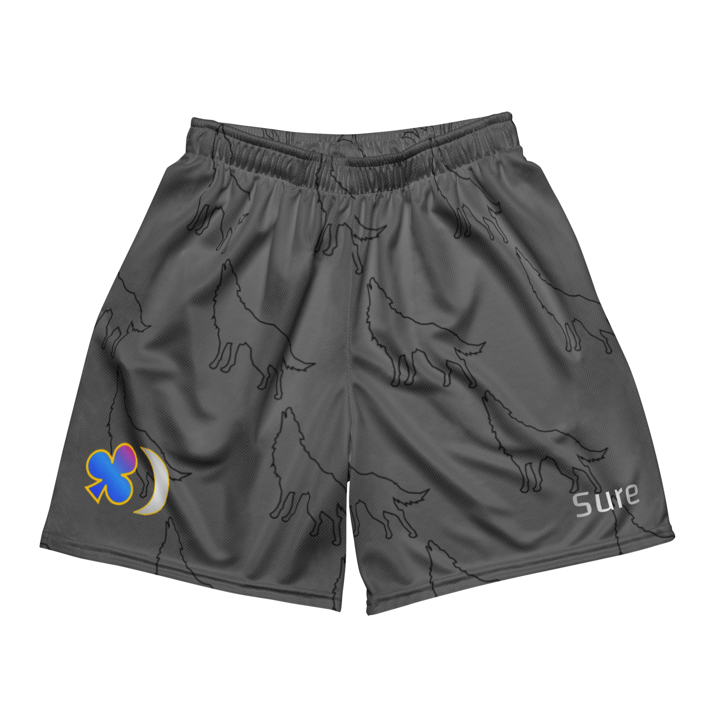 Wolf Spirit Mesh Shorts