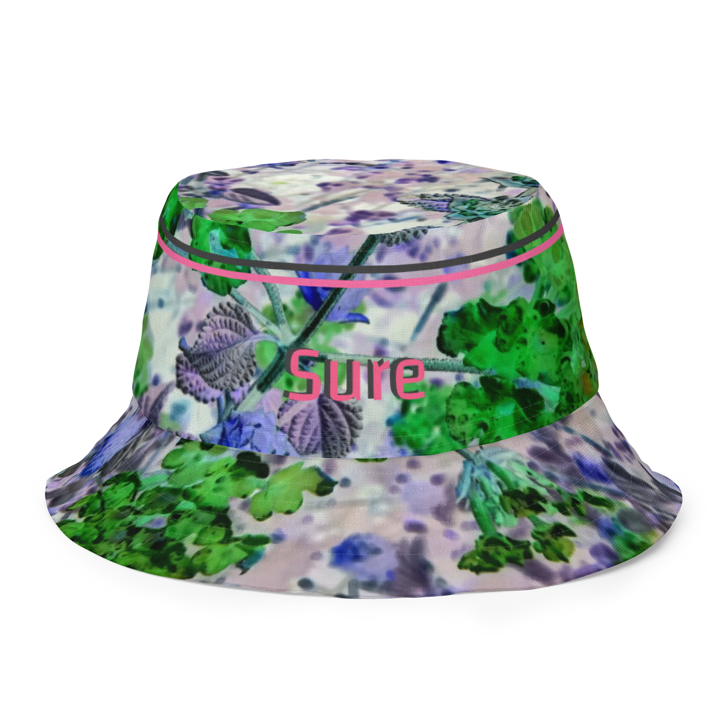 Flower Reversible bucket hat