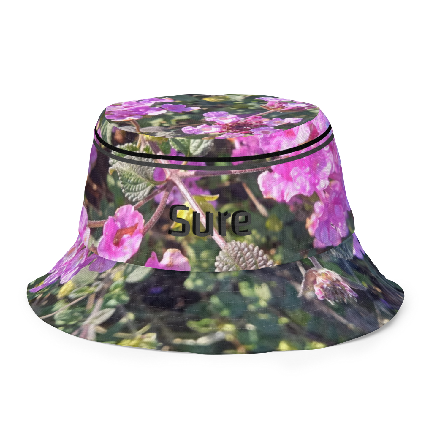 Flower Reversible bucket hat