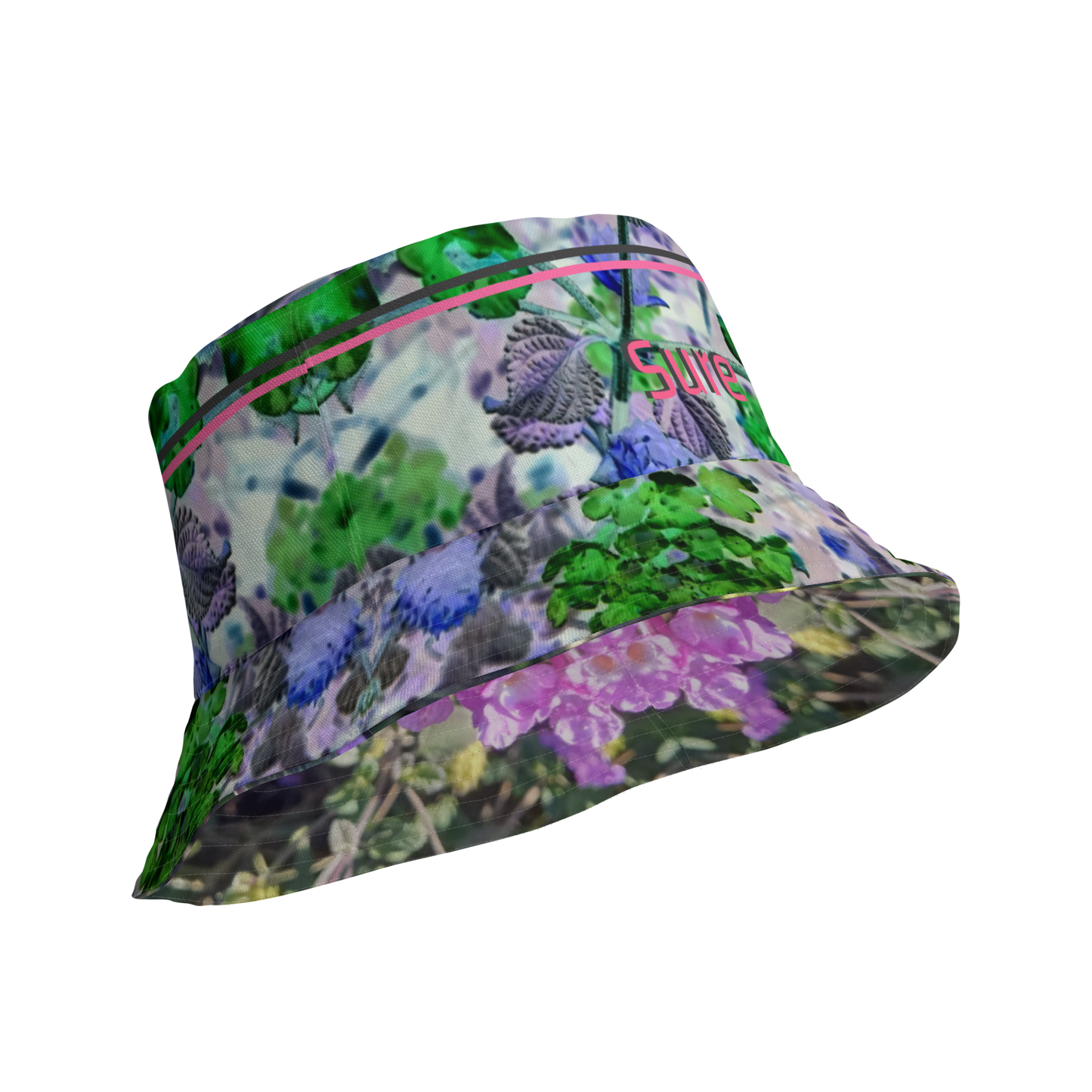 Flower Reversible bucket hat