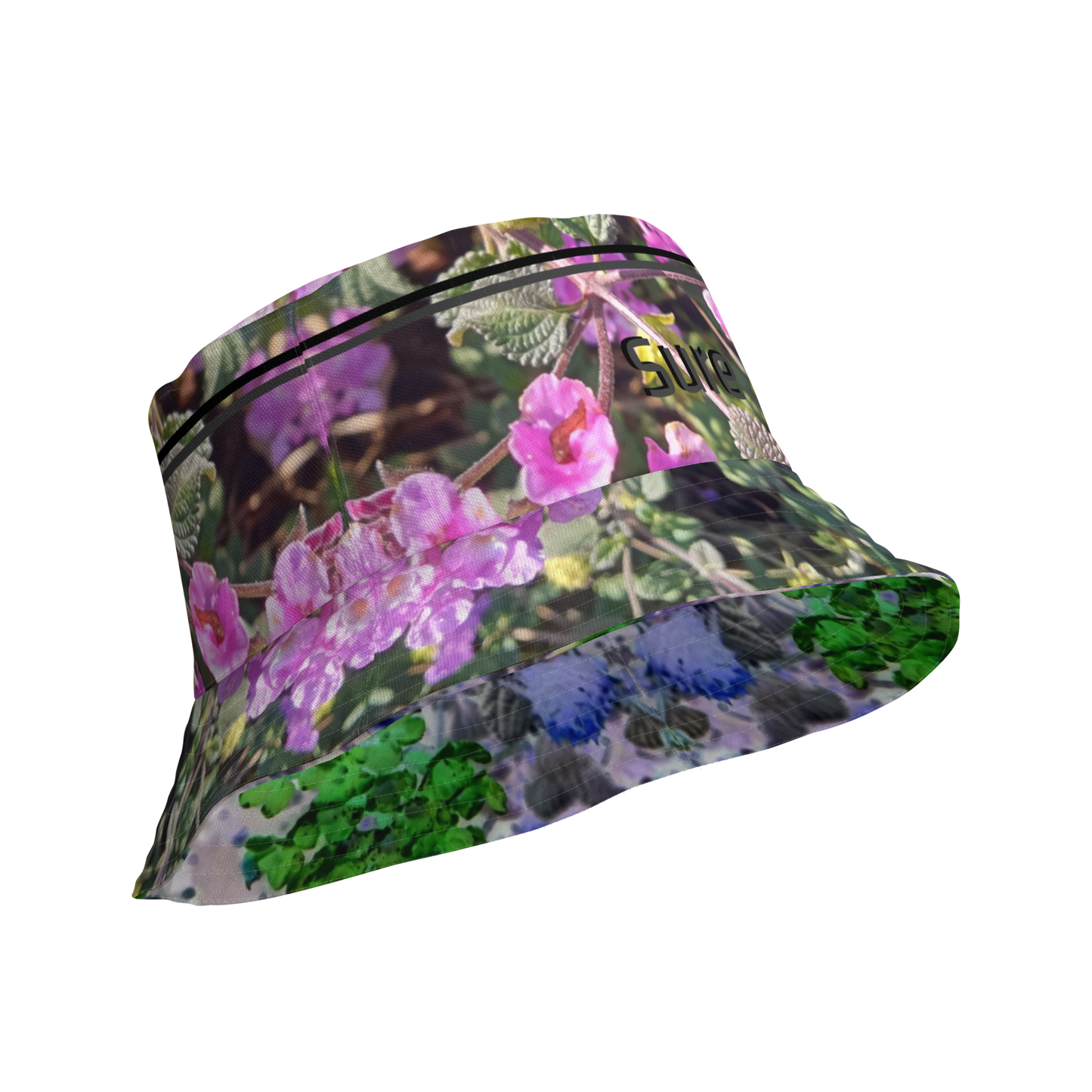 Flower Reversible bucket hat