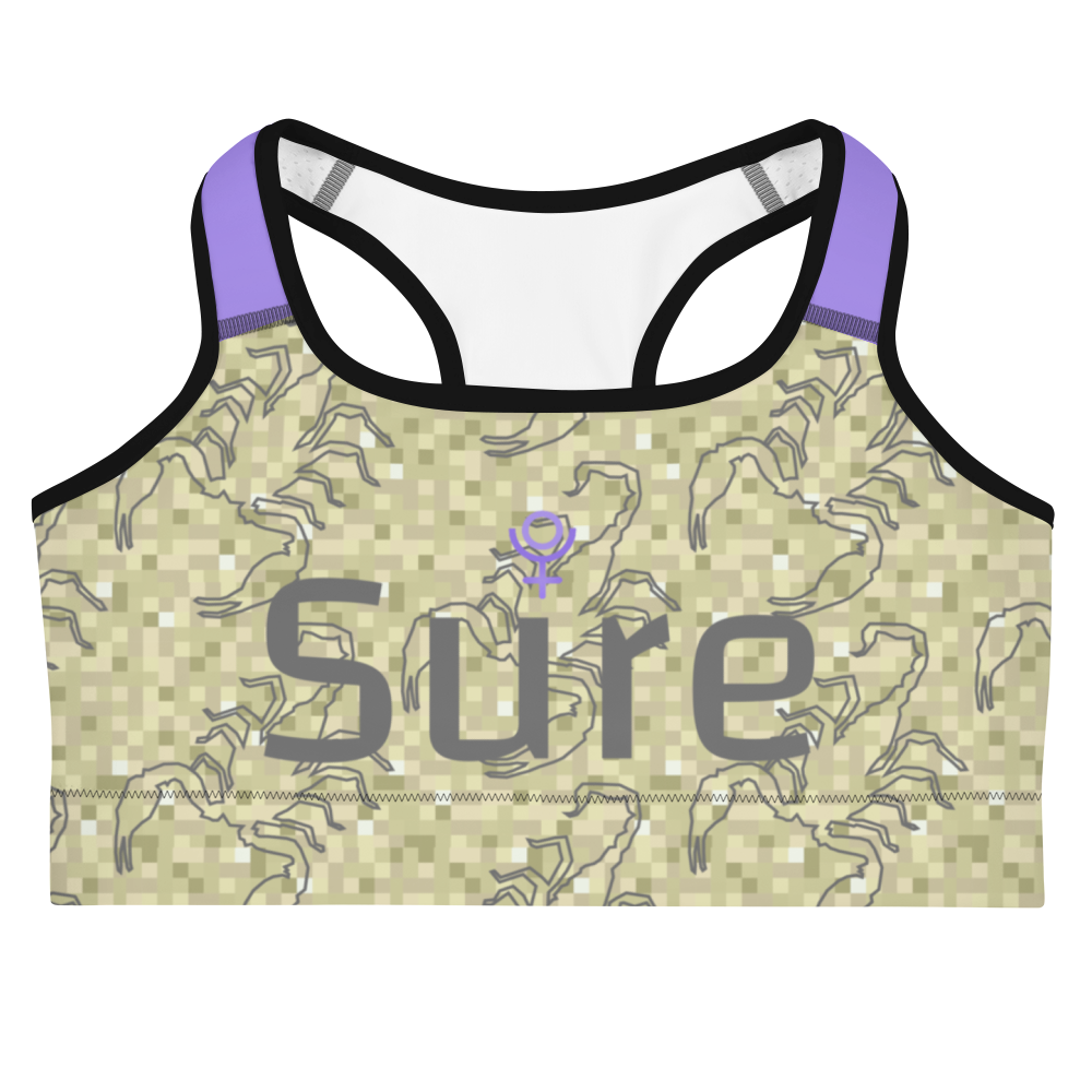 Scorpion Spirit Sports Bra - Amethyst