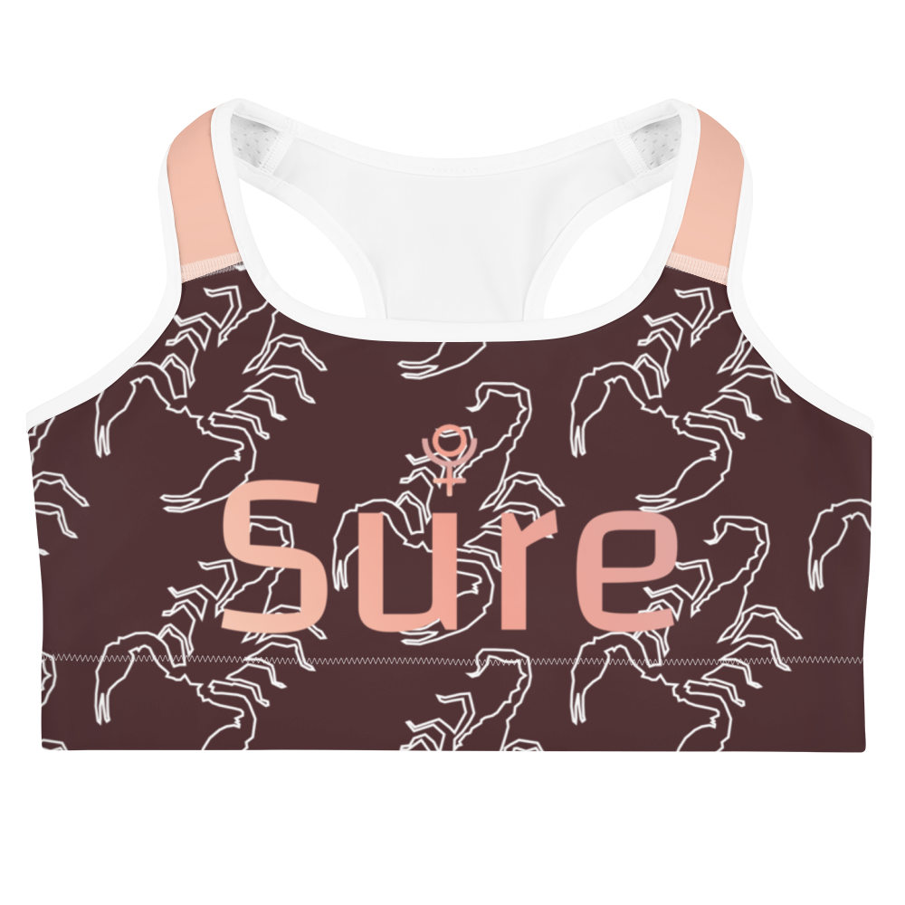 Scorpion Spirit Sports Bra - Rosegold