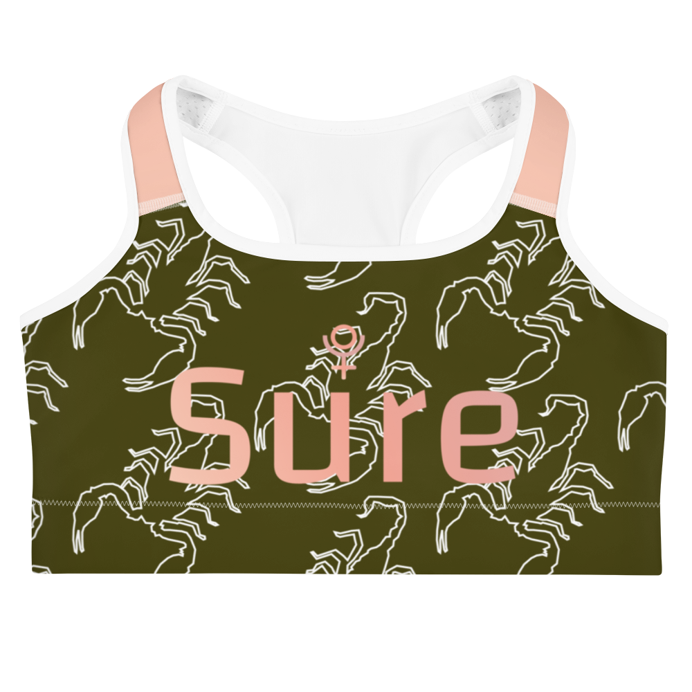 Scorpion Spirit Sports Bra - Rosegold