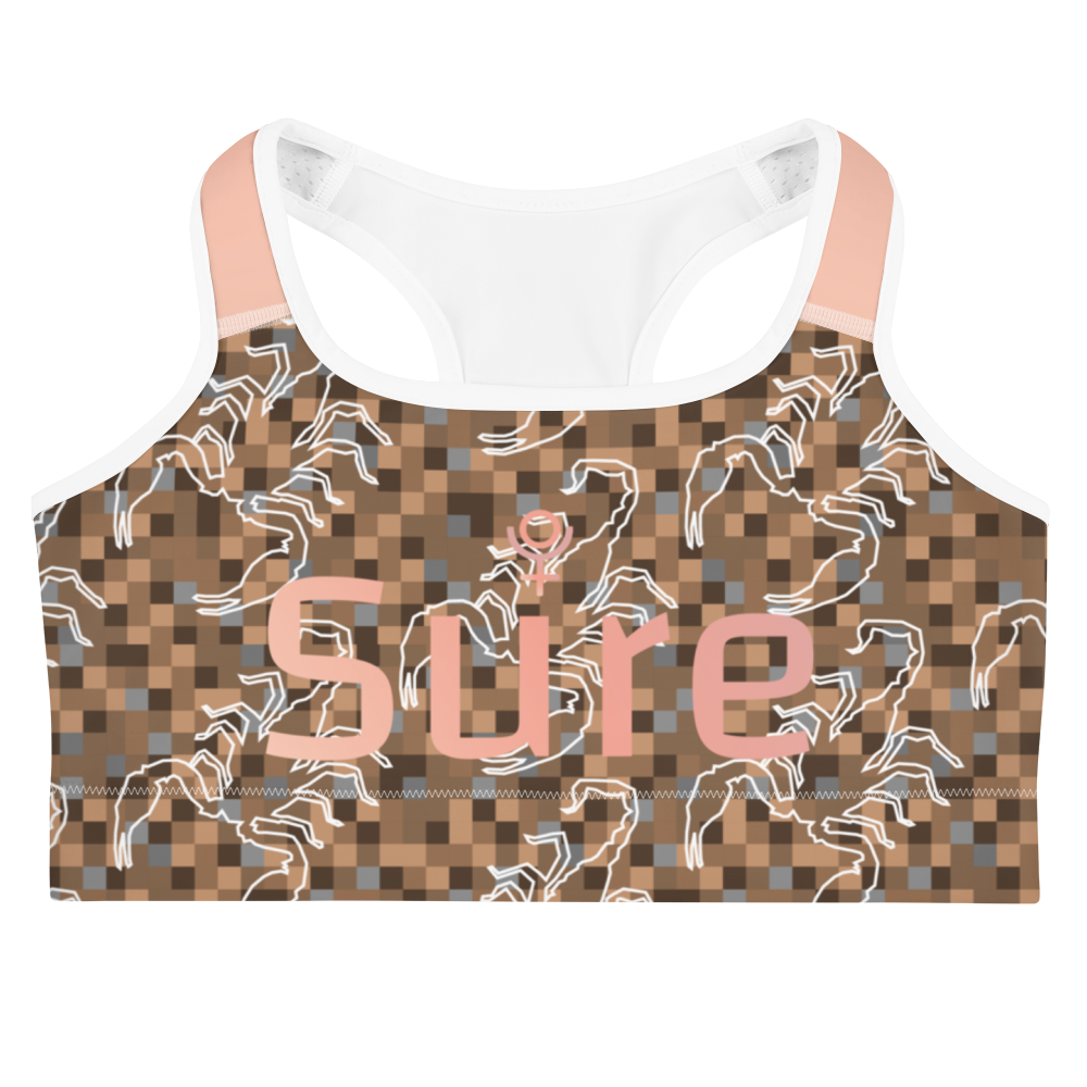 Scorpion Spirit Sports Bra - Rosegold