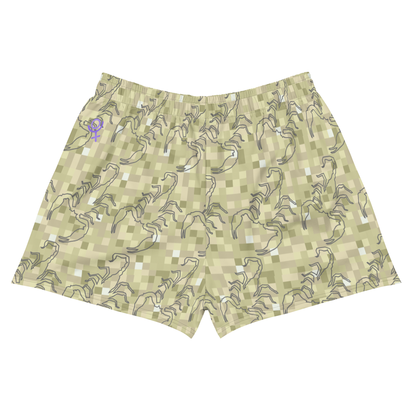 Scorpion Spirit Athletic Short Shorts - Amethyst