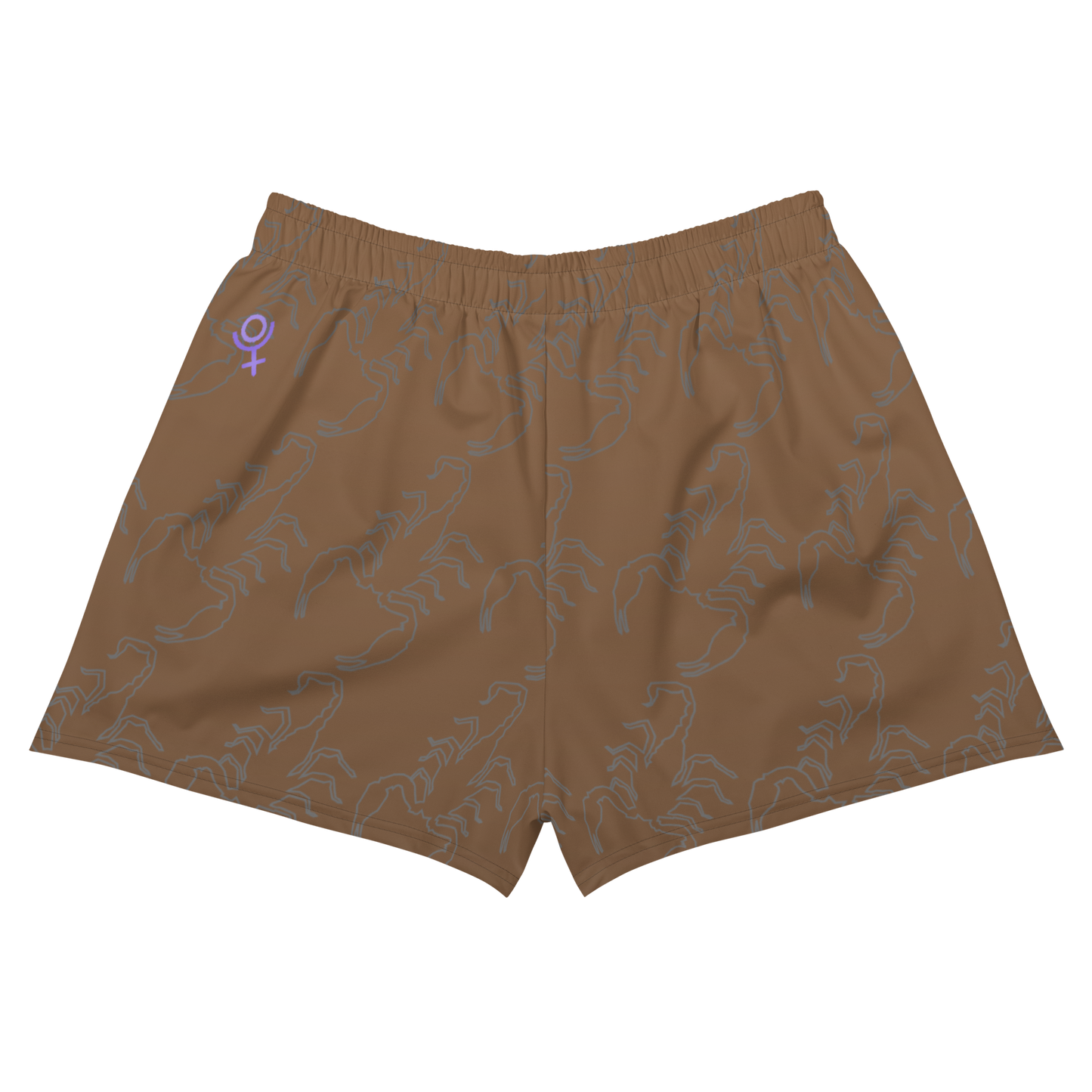Scorpion Spirit Athletic Short Shorts - Amethyst