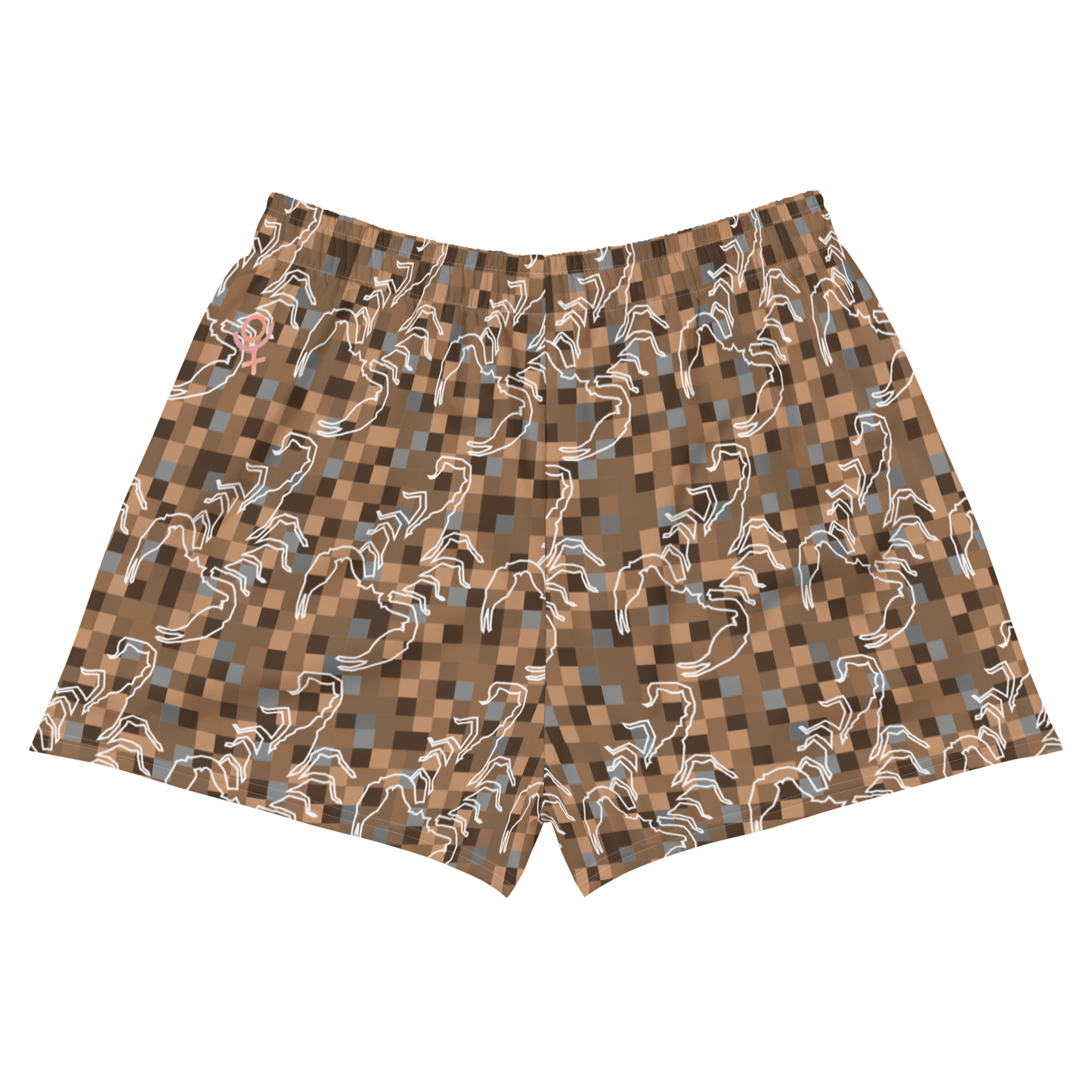 Scorpion Spirit Athletic Short Shorts - Rosegold