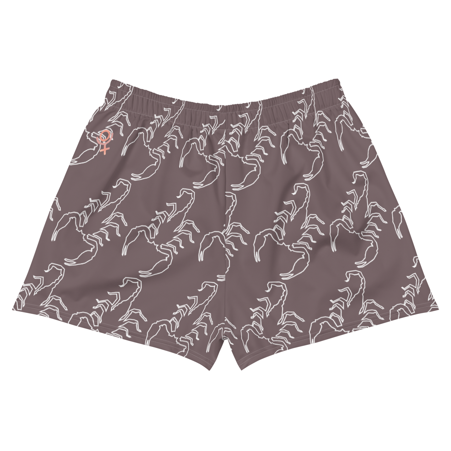 Scorpion Spirit Athletic Short Shorts - Rosegold