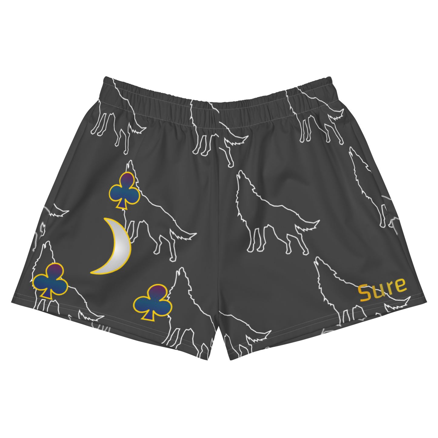 Wolf Spirit Athletic Short Shorts