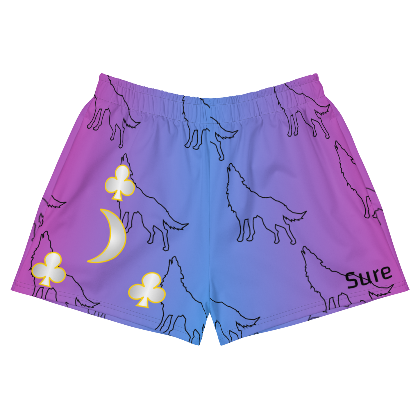Wolf Spirit Athletic Short Shorts