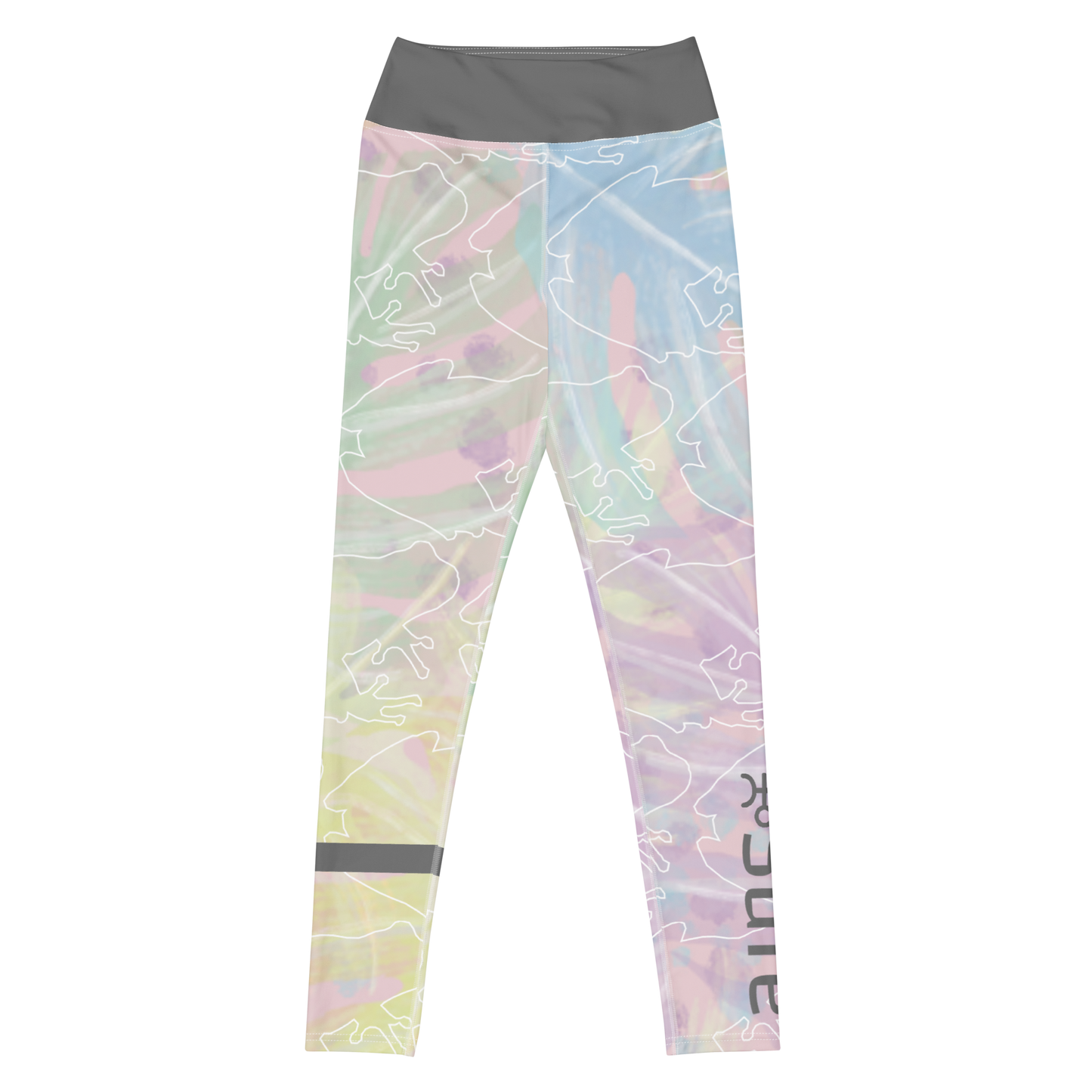 pSkychedelic Rainforest Frog Yoga Leggings