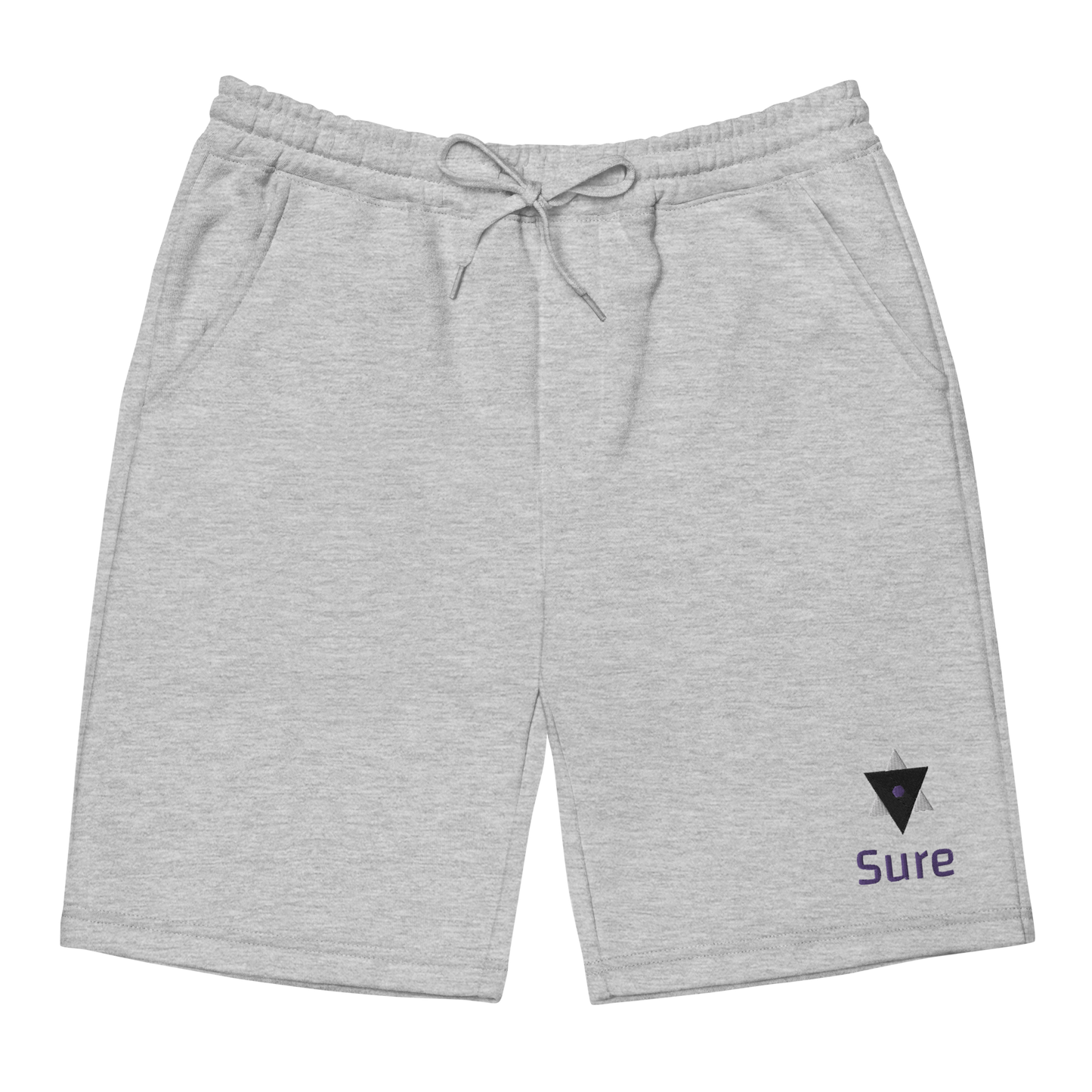 Merkaba Embroidered Fleece Shorts