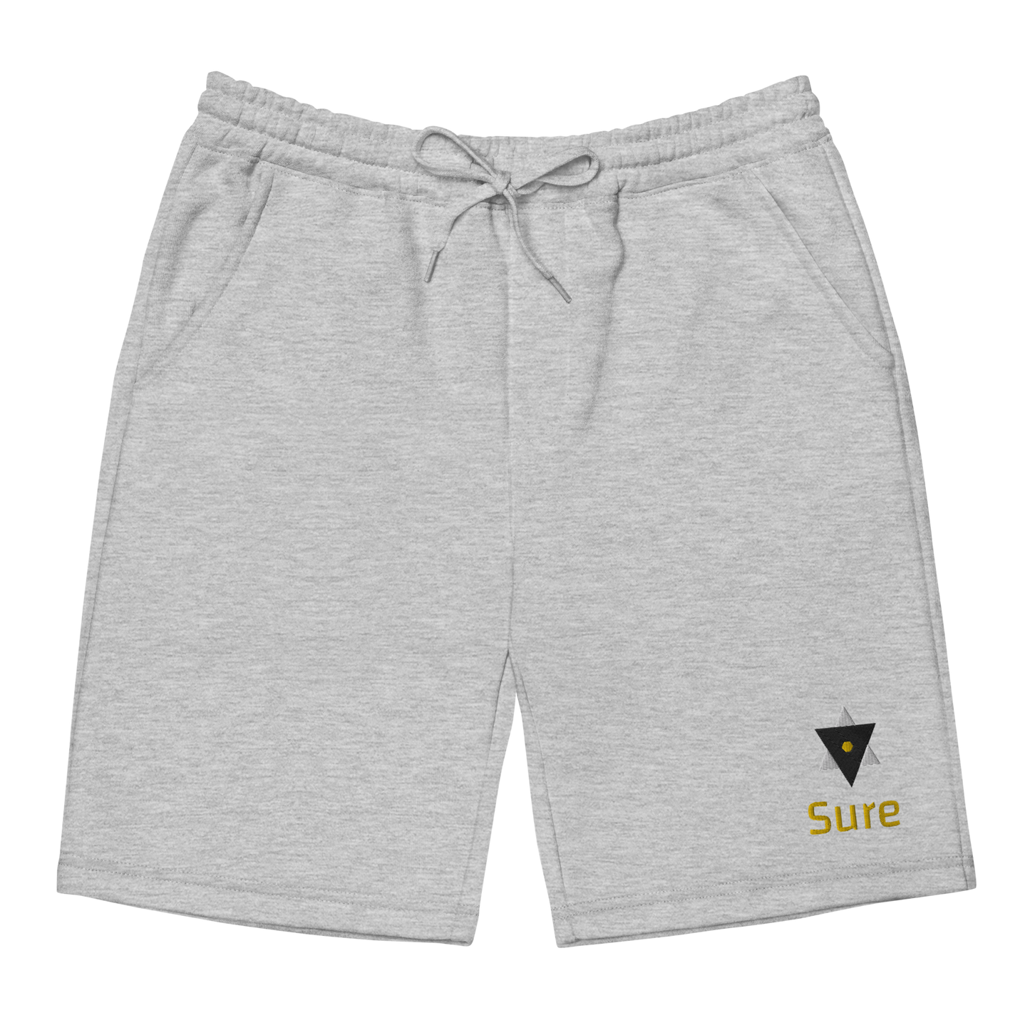 Merkaba Embroidered Fleece Shorts