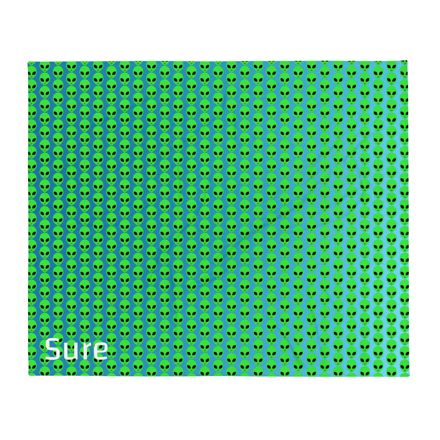 PolkadAlien Throw Blanket