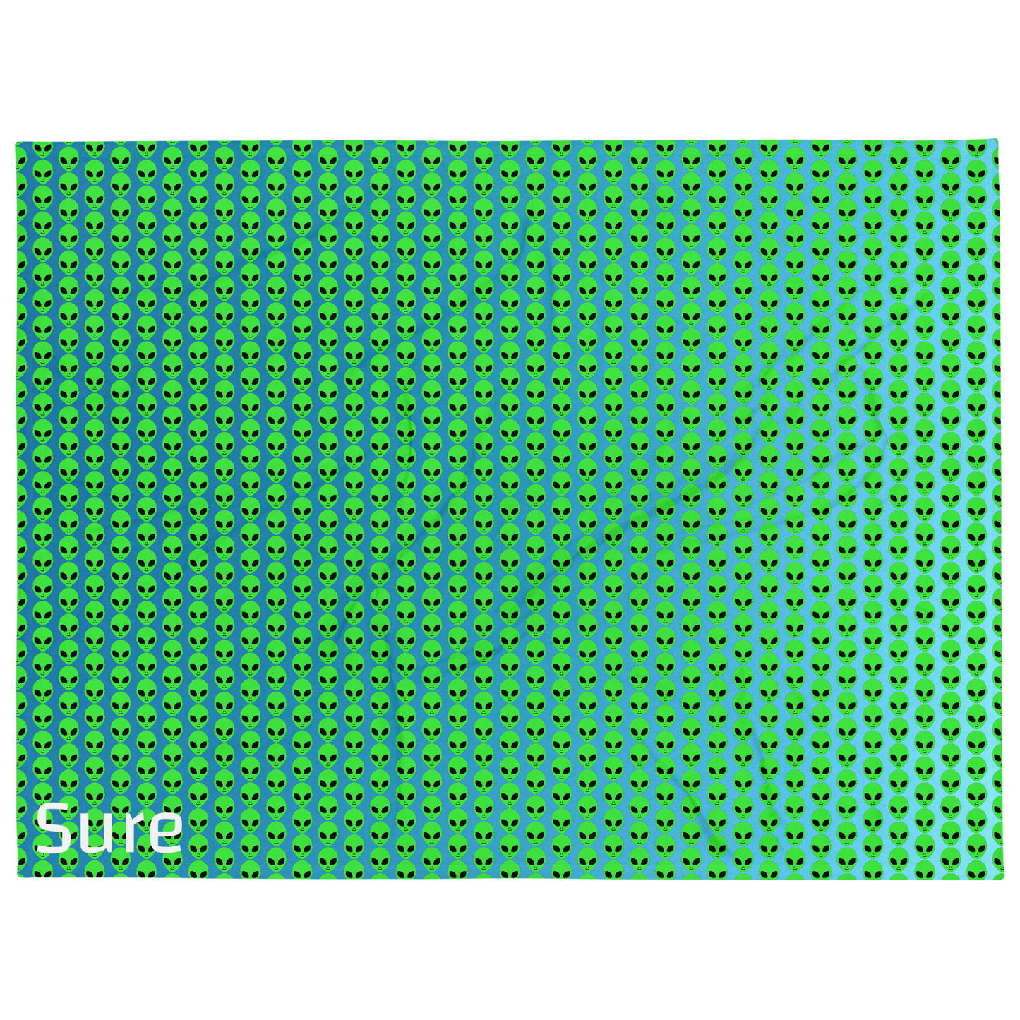 PolkadAlien Throw Blanket