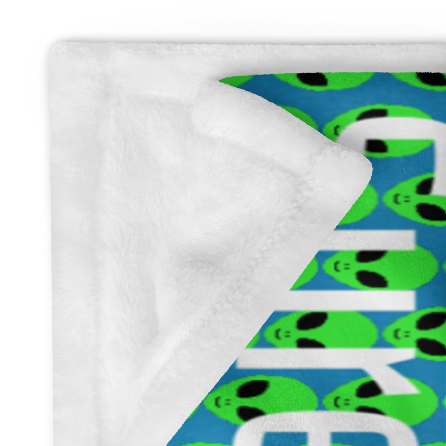 PolkadAlien Throw Blanket